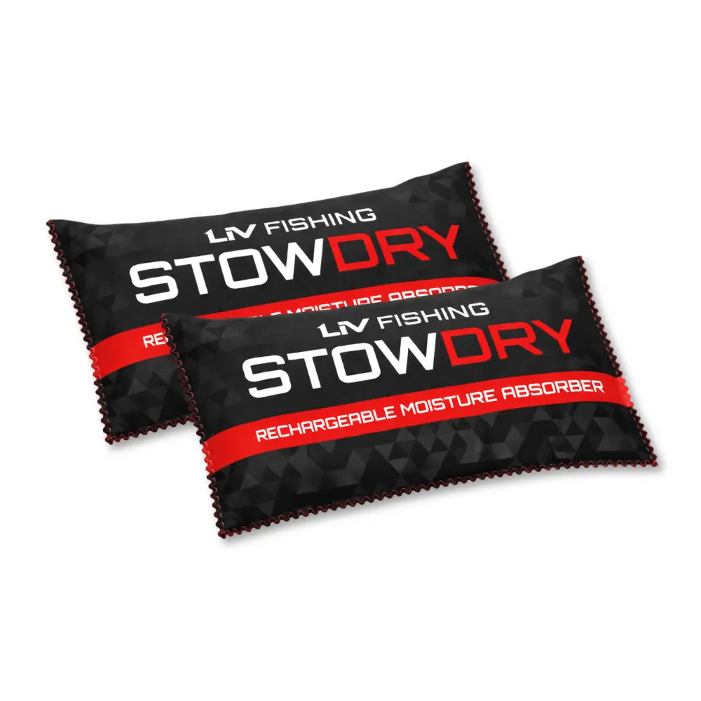 LIV Fishing Stowdry Rechargeable Moisture Absorber, Boat Compartment Accessory for Boat Storage (Pack of 2)
