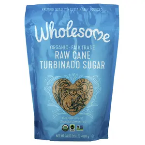 Wholesome Sweeteners Organic Raw Cane Turbinado Sugar, 1.5 lbs (680 g)