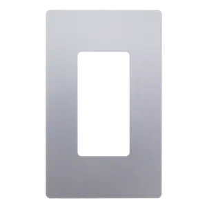 Enerlites - SI8831-SV Silver 1-Gang Screwless Wall Plate