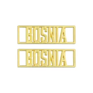 Bosnia Dubraes custom shoelace tags for all shoes provided by Dubraes