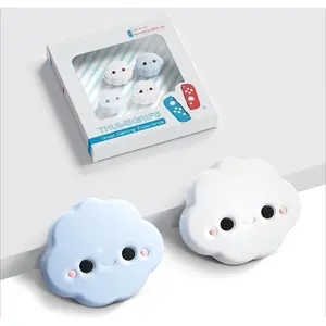 P-PDT010     Thumb Grip Caps for Nintendo Switch Joy-Con, Cute Silicone Joystick Cap Covers Accessories Compatible with Switch/OLED/Lite JoyController, 4PCS Cloud