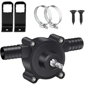 Drill Pumps for Water Transfer, Self-priming Electric Drill-driven Pumps, Portable Hand Drill Water Pumps, Suction Pump, Suitable for Gasoline, Oil, Diesel, Aquariums, Gardens - Heavy-duty Transfer Pumps, Liquid Transfer Pump