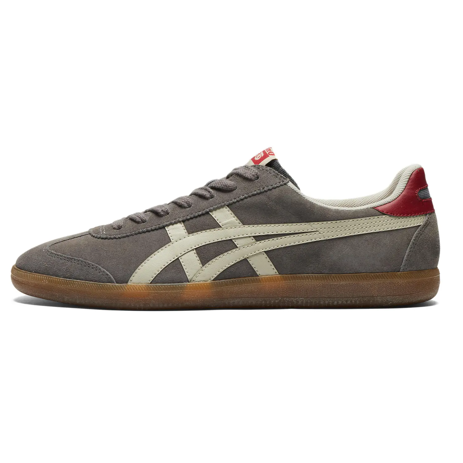 Men's Onitsuka Tiger Tokuten Lace-Up Casual Trainer, Charcoal Birch Sneaker Footwear Shoe, 1183C430-020