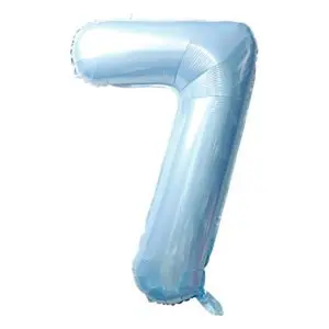 34” Number 7 Baby Blue AiRise