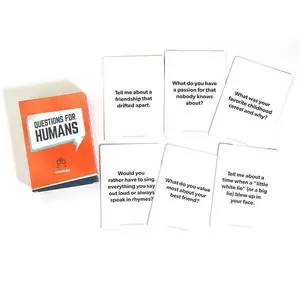 Questions for Humans: Couples Card Game, Enhance Communication Between Partners, Ideal Gift for Lovers, Fun Activity for Adult Relationships, Tabletop Games