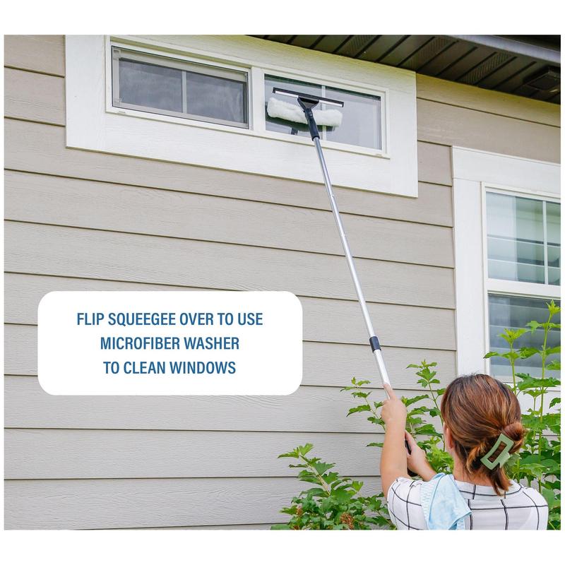 Don Aslett's Combo Squeegee Window Set w/ Extension