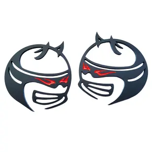 2x Custom Fender Emblem Badges Redeye for Scat Pack Dodge Challenger Charger SRT