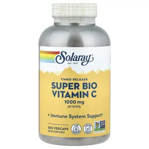 Solaray Super Bio Vitamin C, Timed Release, 360 VegCaps