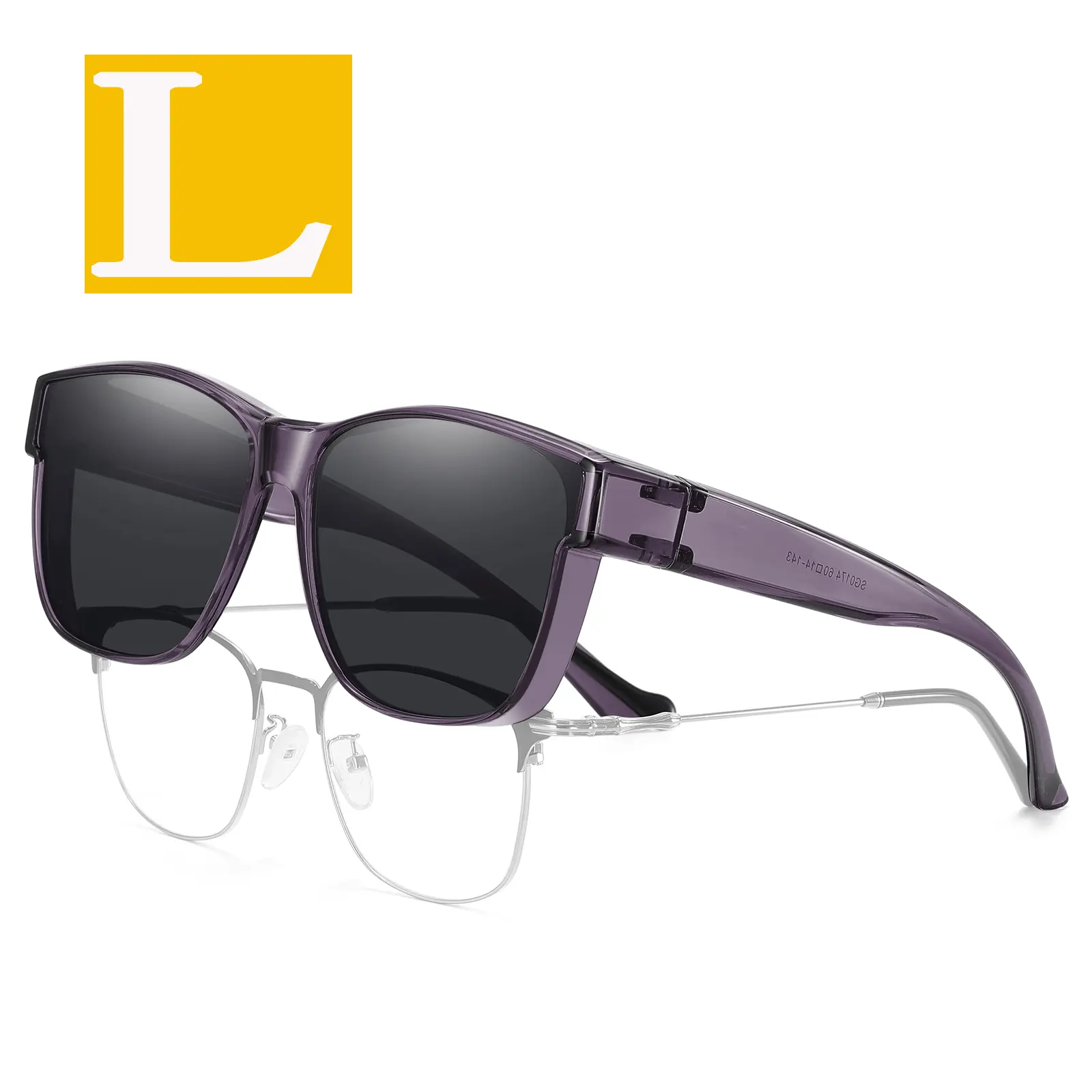 Purple Frame Grey Lens