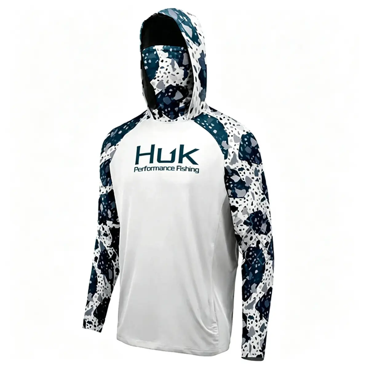 Men's UPF 50+ Anti-UV Sun Blocking Fishing Shirt with Hood & Face Mask - Quick Dry, Breathable, Comfortable for Summer Fishing Trips, Shirts tracksuits men athleisure Hoodies sweatsuit