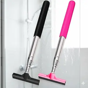 Portable Extendable Car Wiper, Manual Windshield Cleaner Scraper Tool for Emergency Use, Anti-Fog Water Removal Device for Rainy Driving, Durable Non-Slip Window Cleaning Equipment, Suitable for Harsh Weather Emergency Cleaning.
