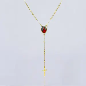 14K GOLD PLATED UNISEX ROSARY FOR DAILY AND RELIGIOUS USE