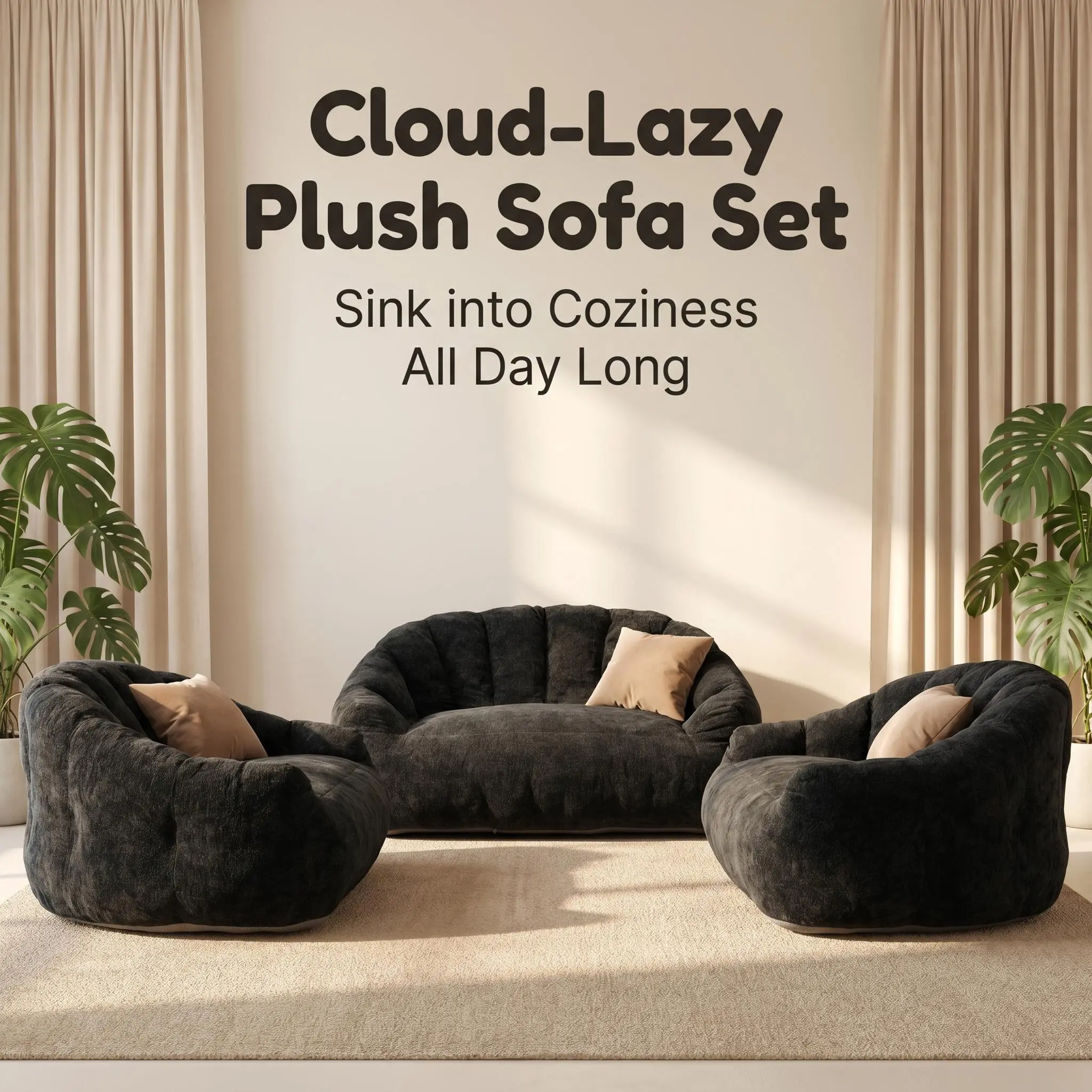 Indoor Living Room Relax Sofa - Comfortable Home Couch Furniture