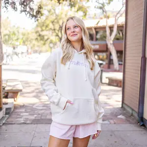 Pastel Hoodie in Ivory Bone