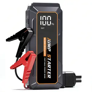 【Povasee】 Car Jump Starter 7000A Jump Starter Battery Pack for Up to ALL Gas and 10.0L Diesel Engines, 88.8Wh Portable 12V Jump Box with USB Ports, LCD Display, Storage Case, and LED Light