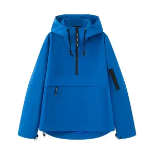 Casual Hooded Windbreaker Jacket (Multi-Color) |   Water-Resistant Daily Outerwear # HoodedWindbreaker #  CasualOuterwear # WaterResistantJacket # DailyOOTD # MultiColorCoat