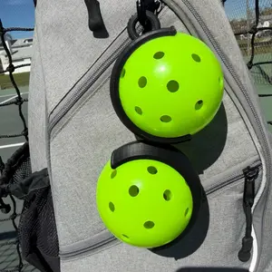 Pickleball Holder with Carabiner - Holds 2 Balls