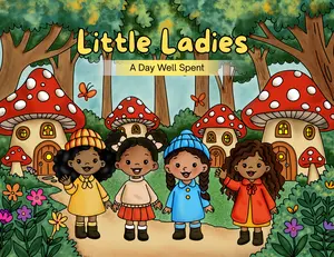 Little Ladies Coloring Book