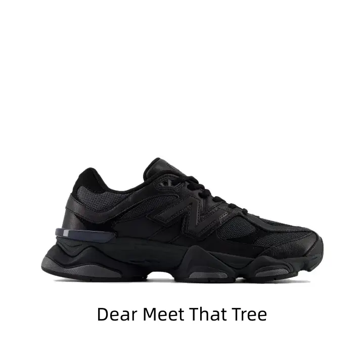 Full Black Running Shoes for Sports Collectibles Accessories, Sleek Monochrome Aesthetics for Dark Outfits, Mesh Fabric for Air Circulation, Thick Sculpted Sole for Daily Walks & Street Shooting