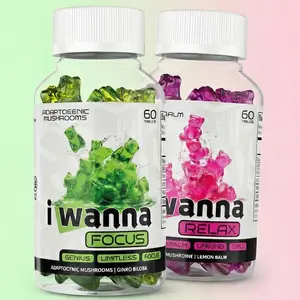 iWanna Zen Focus Bundle - Achieve Focus & Deep Relaxation with Natural Ingredients - Healthcare Dietary Fitness Supplement