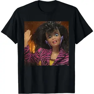 100% Cotton Funny Disgusting Doll Face Meme Gen Z Brainrot T-Shirt