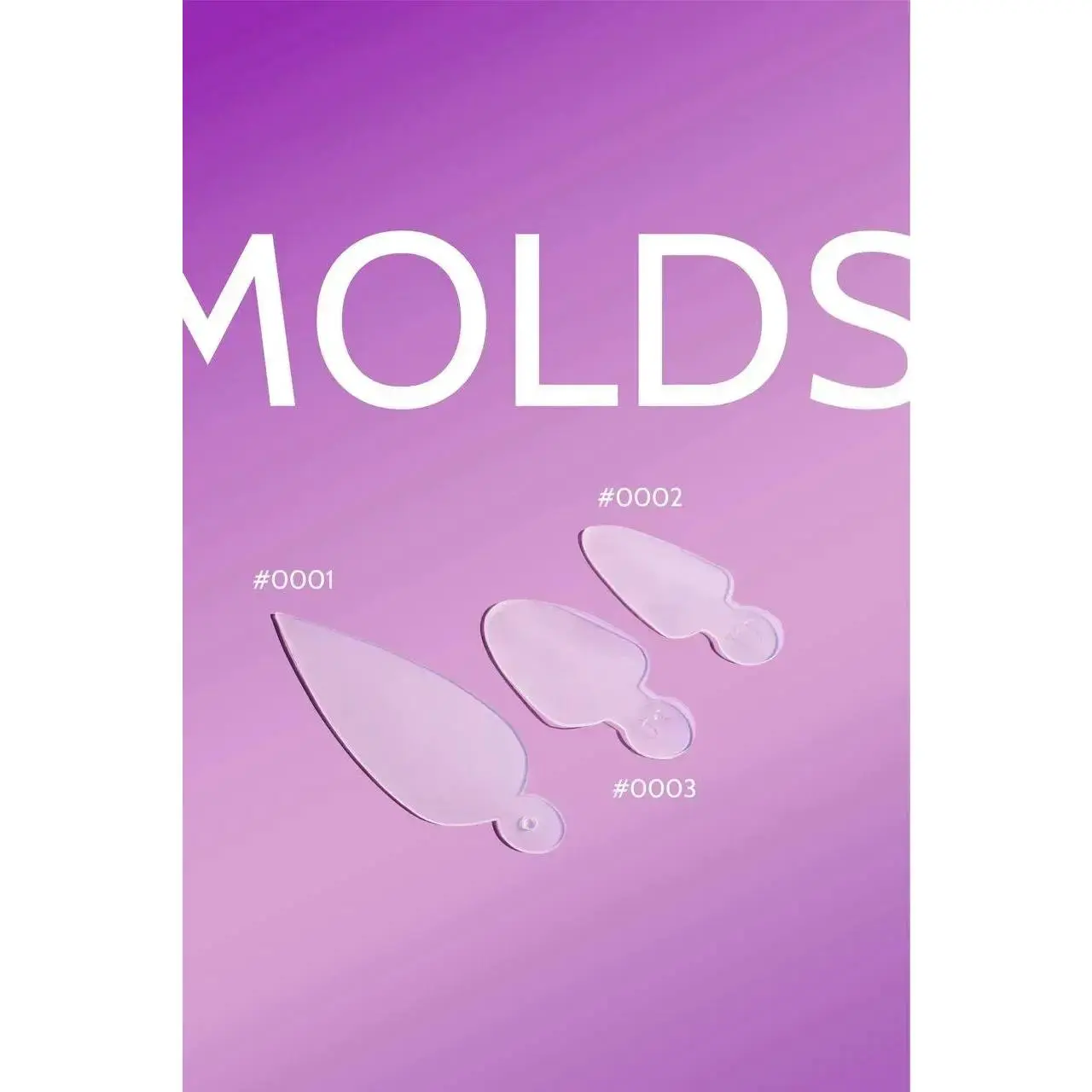 DNKa' Professional Nail Molds – Reusable Silicone French Tip Molds (36 pcs)