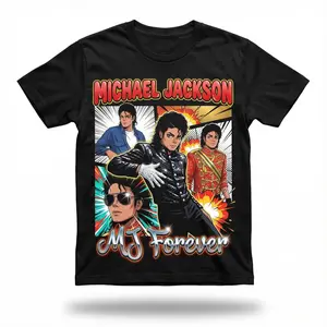 Michael Jackson MJ Forever Anime Comic Tshirt Gift For Fan