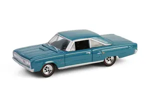1967 Dodge Coronet R/T Hemi - Medium Turquoise (Anniversary Collection Series 17) Diecast 1:64 Scale Model - Greenlight 28160C