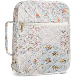 Bible Cover Case for Women, Large Bible Bag with Bible Study Supplies Accessories Christian Gifts for Women, Portable with Sturdy Handle