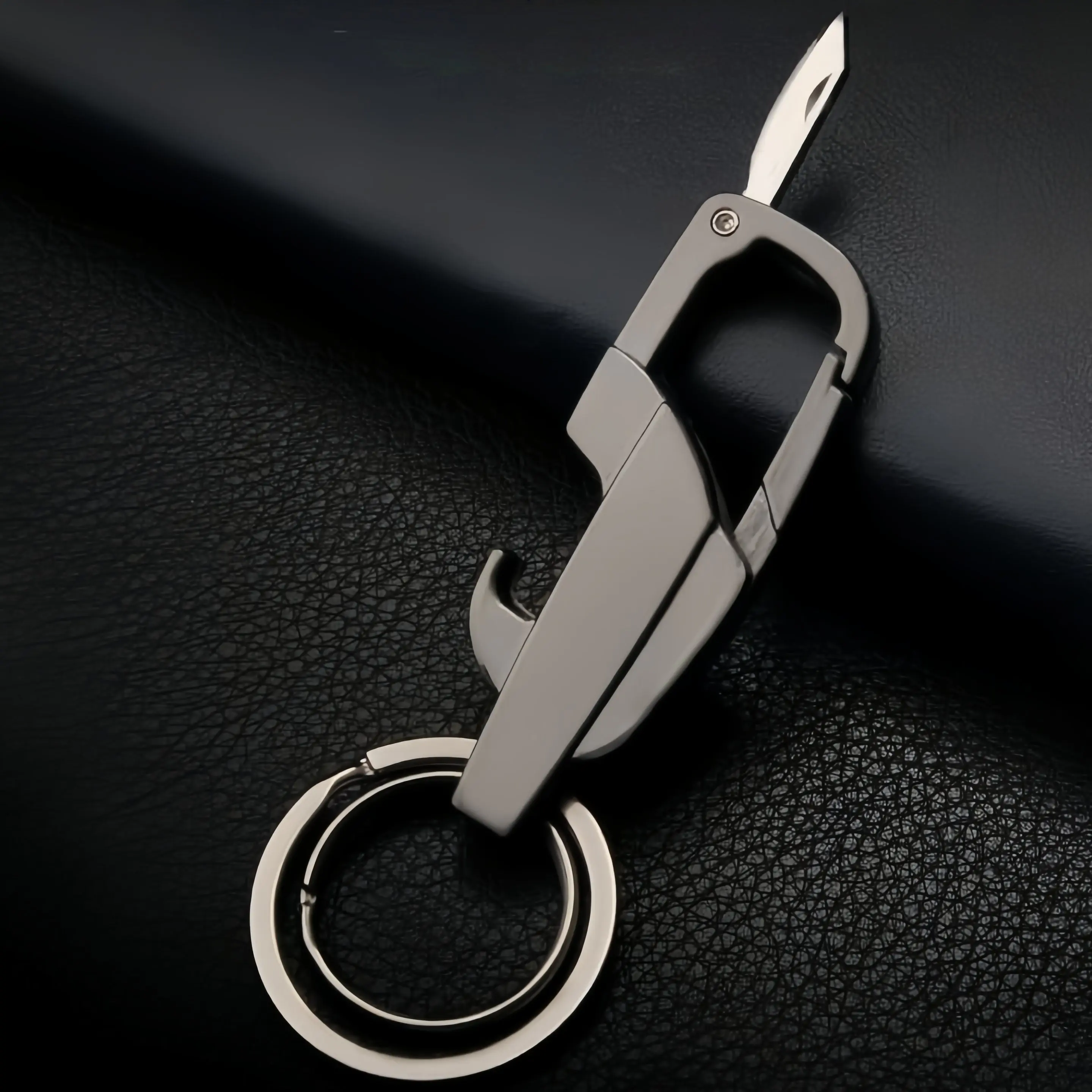 Multi Tool Keychain with Bottle Opener, Compact Metal Keychain Tool, Portable Utility Key Ring for Everyday Carry, Durable Key Holder for Keys and Accessories