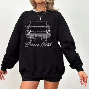 Bronco Babe Sweatshirt, Bronco Girl Shirt, Gift For Bronco Lover, Ford Bronco T-Shirt