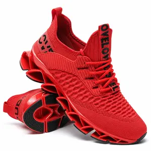 Men's air cushion sports shoes, shock-absorbing jogging comfortable casual shoes, the shoes to buy in 2026, red sole, soft bottom lightweight casual shoes, gym jogging shoes