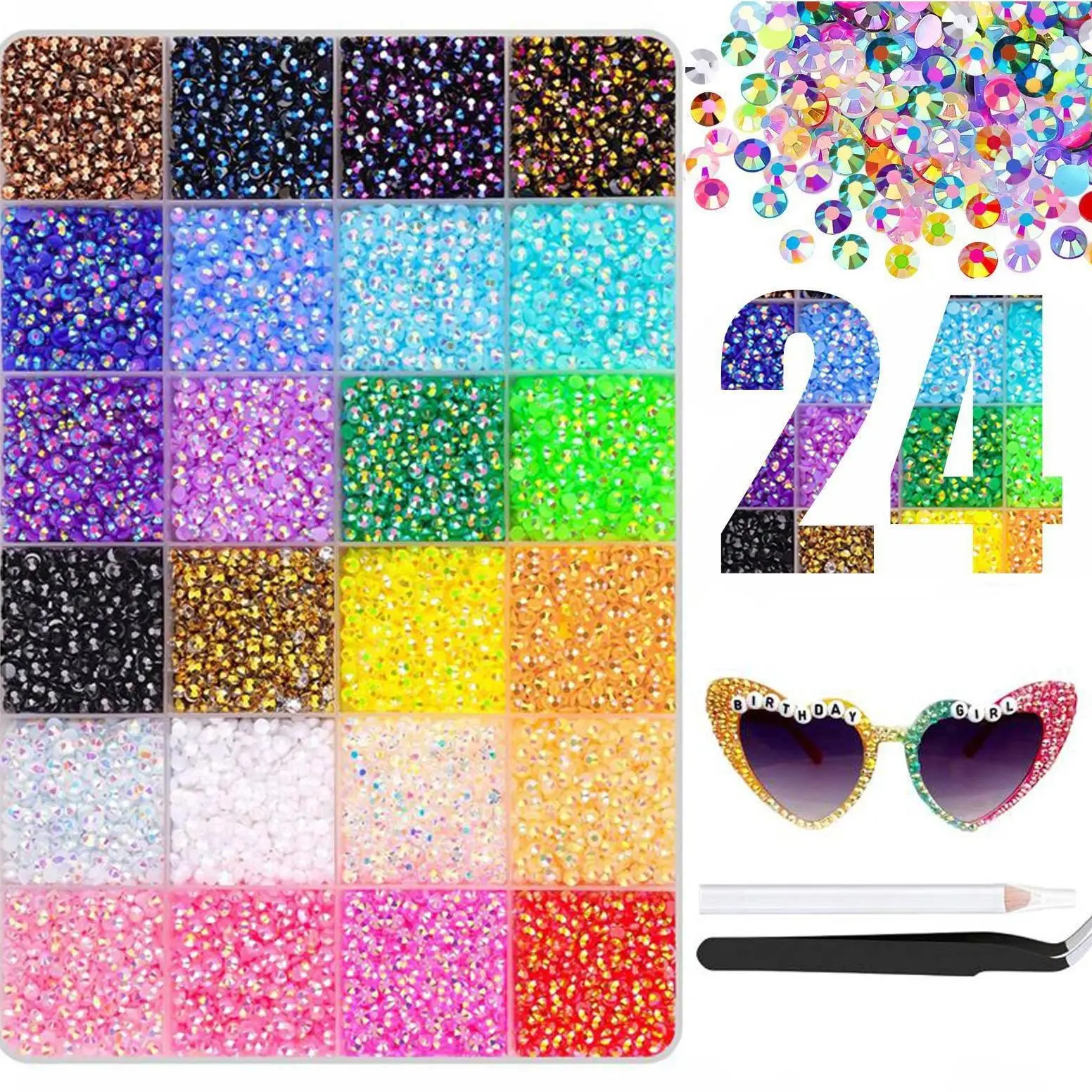 24 Color -30000pcs-3mm