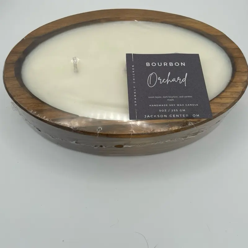 Bourbon Orchard 9oz Dough Bowl Candle