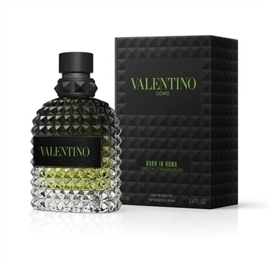 Valentino Uomo Born in Roma Green Stravaganza 3.4oz EDT for Men - Premium Eau de Toilette Spray