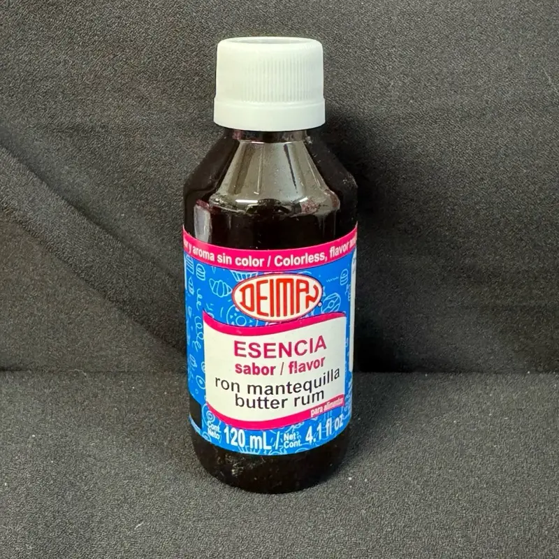 Esencias: Butter Rum/Ron Mantequilla Food Flavoring