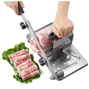 GIANXI Pork Belly Vegetable Slicer Frozen Meat Processor Cutting Machine Mutton Rolls Cutter Fruit Easy Slicer Kitchen Accessory Utensils