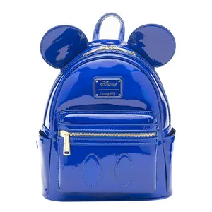 Loungefly Disney Mickey Mouse Holographic Series Mini Backpack: Sapphire