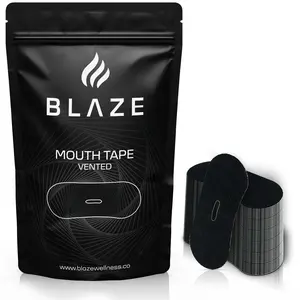 Vented Mouth Tape for Sleeping (60 Pack) - Sleep Tape Snoring Strips for Lips - Improves Sleep, Nasal Breathing, Reduces Snoring, Boosts Daytime Energy & Drive