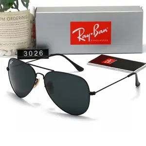 Ray-Ban RB3026 AVIATOR LARGE METAL II Pilot Shaped Sunglasses for Men & Women with Official RAYBAN Eyewear Kit