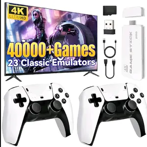 2026 New Video Gamepad Console with 64gb sd card Games,ChildhoodClassic Game,4K HDMIOutput, Wireless Joystick&Game Emulator, Arcade Retro Arcade