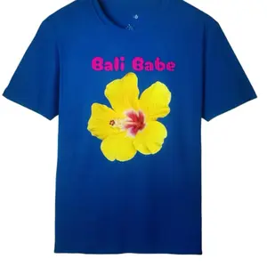 Aww Bali! Original photograph of Hibiscus flower T-shirt.USA express delivery
