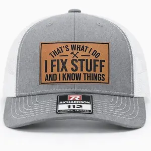 I Fix Stuff Richardson 112 Leather Patch Hat
