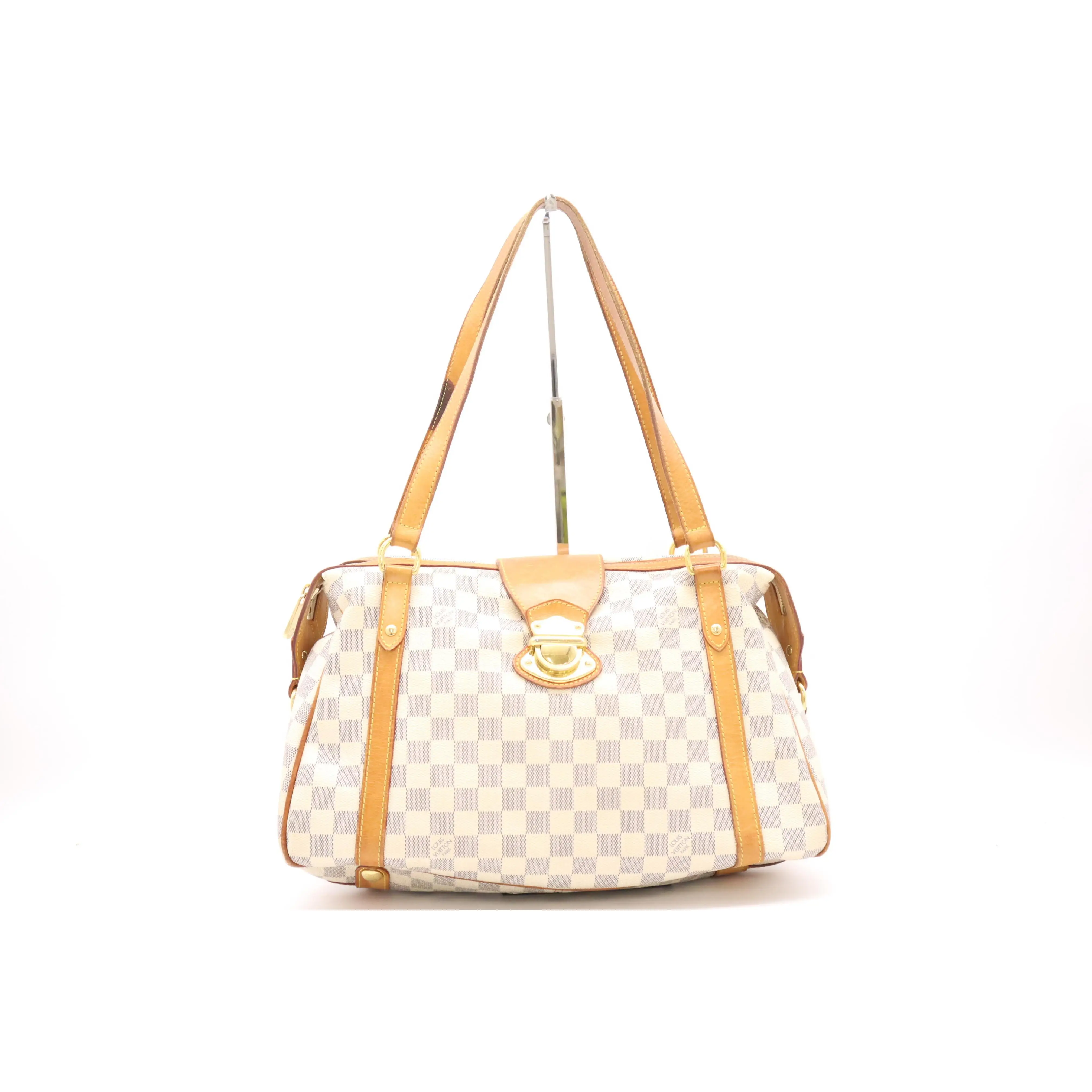 Pre-owned Louis Vuitton PVC Shoulder Bags N42220 Azure Stresa PM Tote Bag