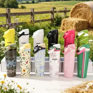 NEW RELEASE 2026 Owala Mother's Day Garden Color Drop 30oz Freesip Sway - Suitable For Daily Use With 24-hour insulation - Best Gift For Her