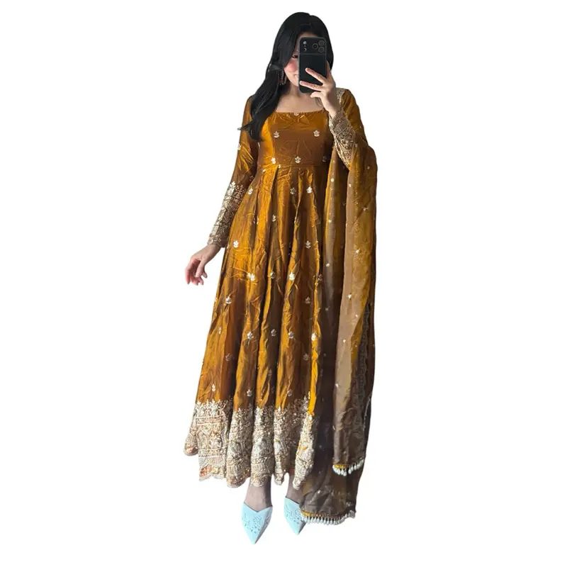 The Anarkali Suit (Fendi Silk)