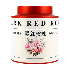 CUI YA JIA LAN Freeze-Dried Dark Red Rose Tea - Large Whole Rose Buds for Premium Herbal Infusion (25g)