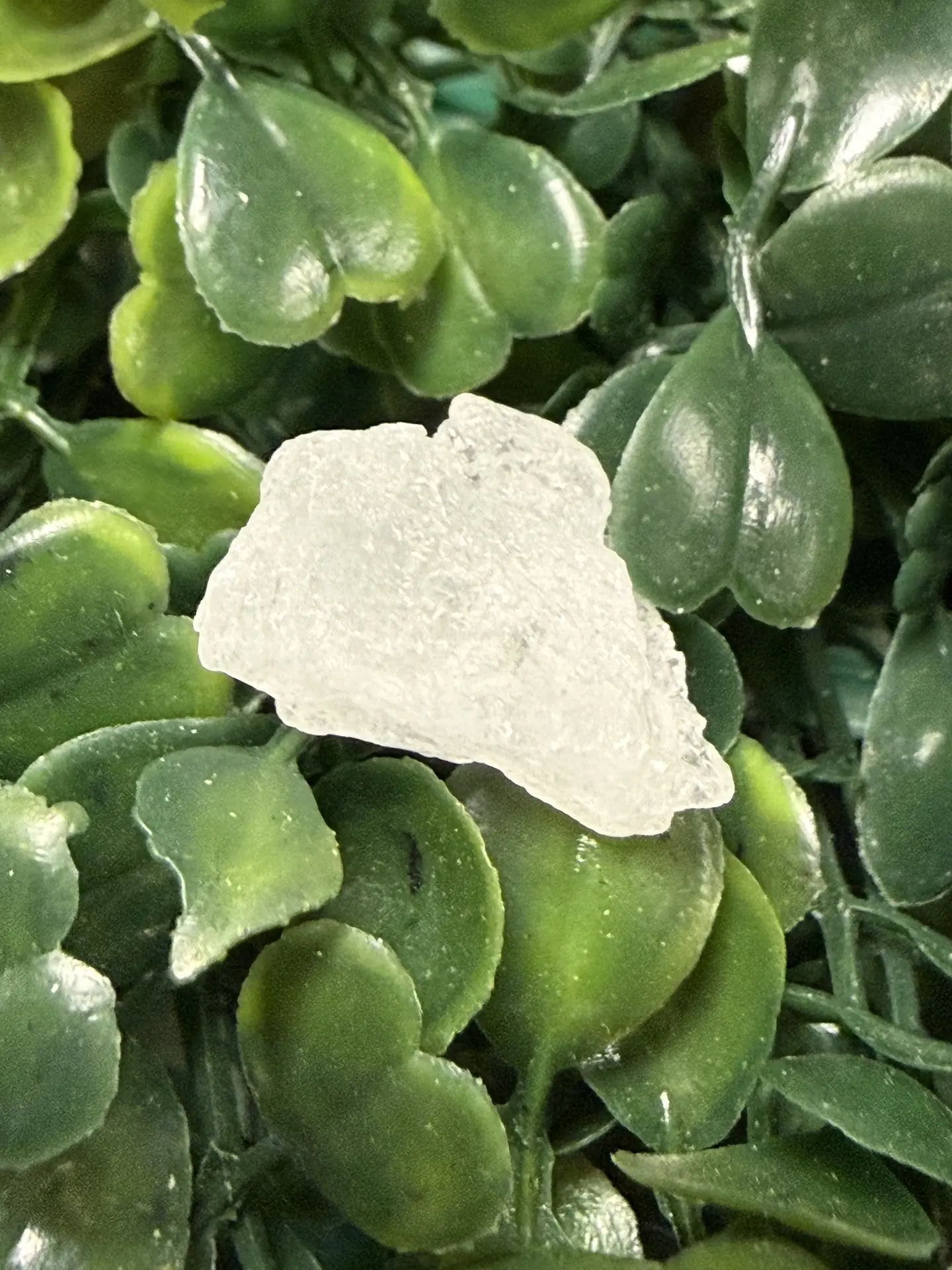 Raw White Moldavite Calcite, Unique Shape Semiprecious Crystal with Cleansing Properties for Spiritual Awakening, Grounding & Emotional Support, Natural Stone, Translucent, Energy Healing, Variable Size, Enhances Intuition, High-Vibration Crystal