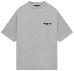 Fear of God Essentials Jersey Crewneck T-Shirt 'Light Heather Grey' Authentic Brand New Fashion Streetwear Hypebeast Limited Gift