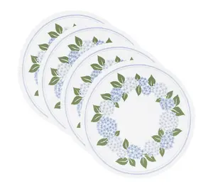 Design Imports Hydrangea Wreath Printed Placemat Set of 4